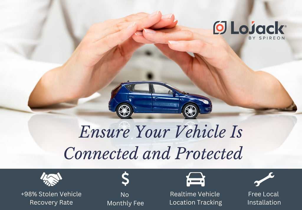 LoJack Anti-Theft GPS Vehicle Tracker with No Monthly Fee