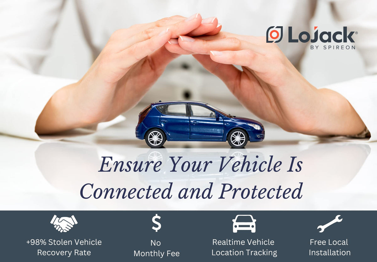 LoJack Anti-Theft GPS Vehicle Tracker with No Monthly Fee