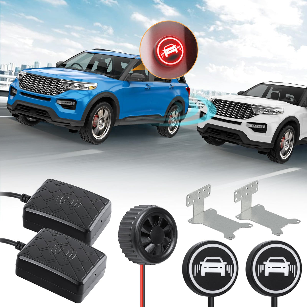 BlueDex 24GHz Blind Spot & Lane Change Warning System