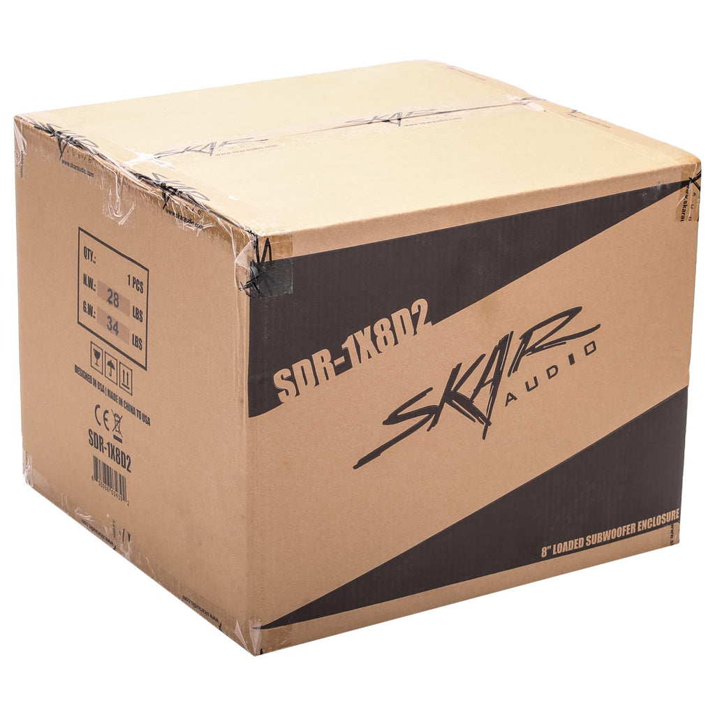 Skar Audio SDR Series Loaded Single Subwoofer Enclosure