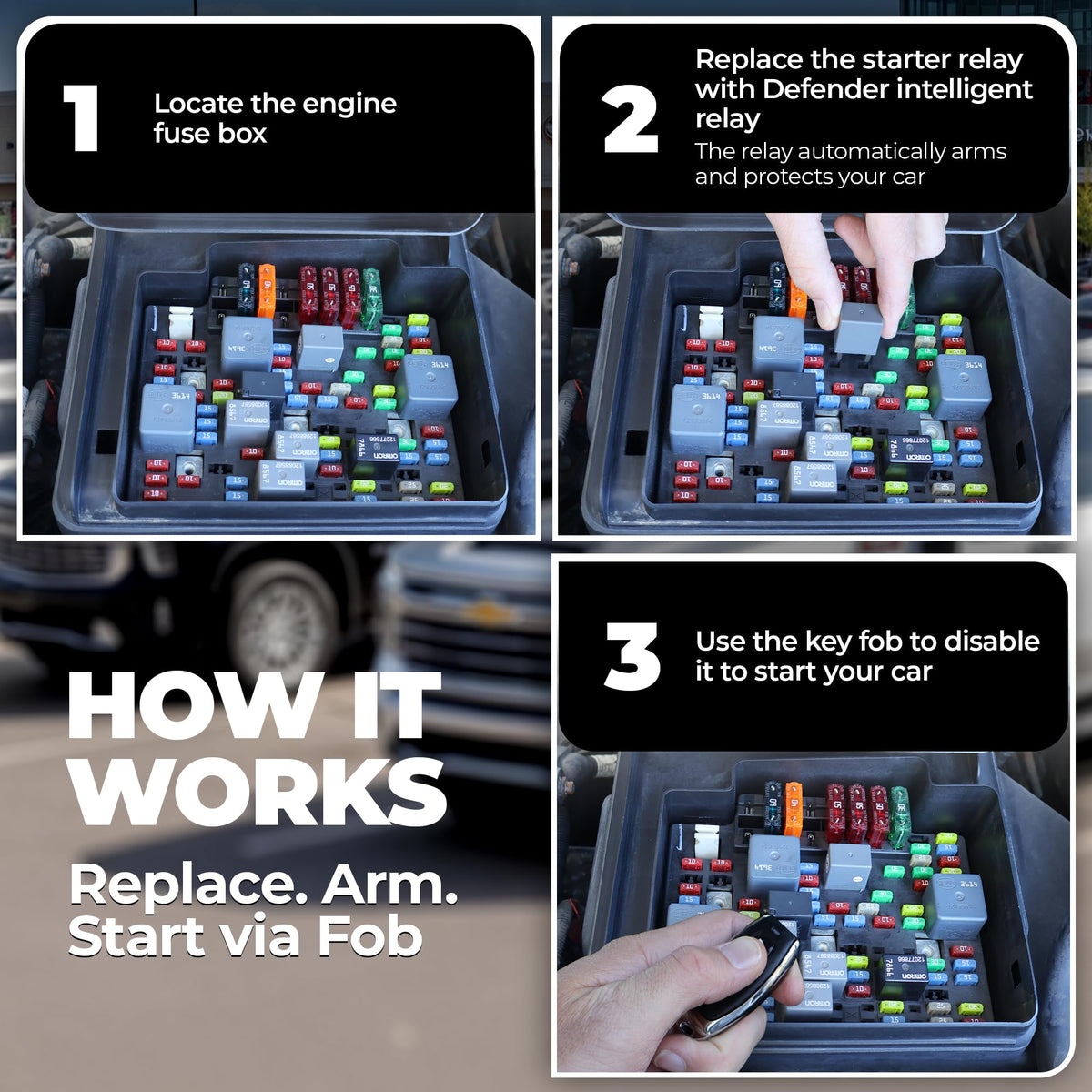 Defender GM Truck & SUV Anti-Theft Remote Kill Switch