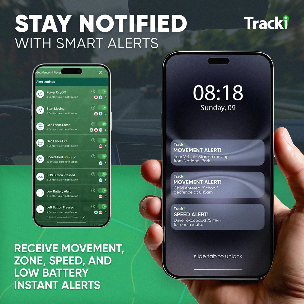 Tracki Mini 4G LTE GPS Vehicle Tracker with Subscription
