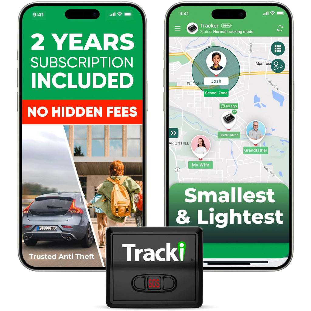 Tracki Mini 4G LTE GPS Vehicle Tracker with Subscription