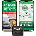 Tracki Mini 4G LTE GPS Vehicle Tracker with Subscription