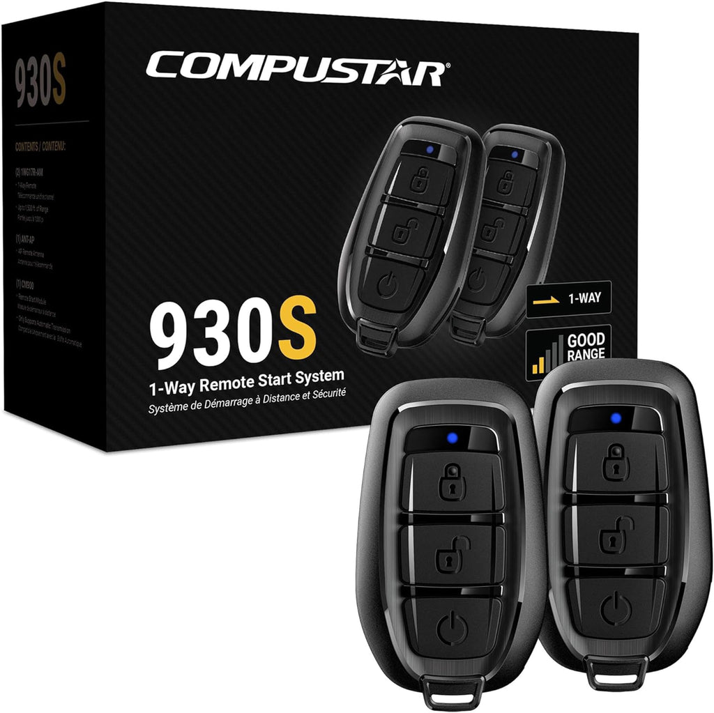 Compustar CS930-S 1-Way Remote Start & Keyless Entry Kit