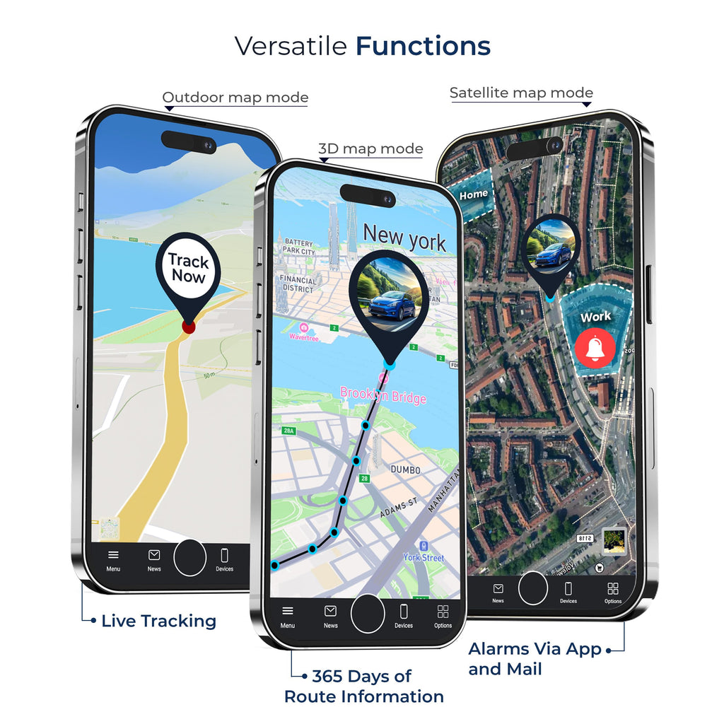 Salind 4G Real-Time GPS Vehicle Tracker with App Alerts