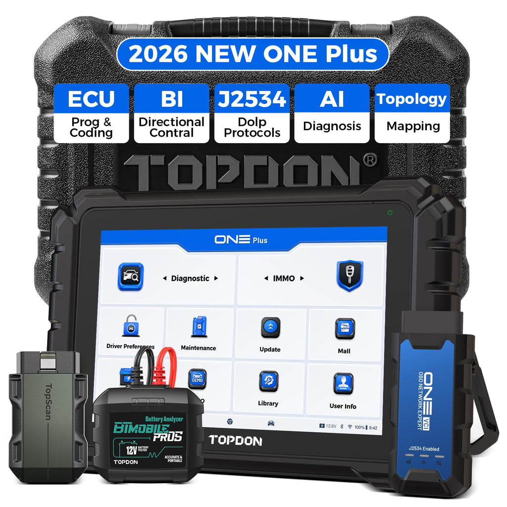 TOPDON Bidirectional OBD2 Scanner with ECU Coding