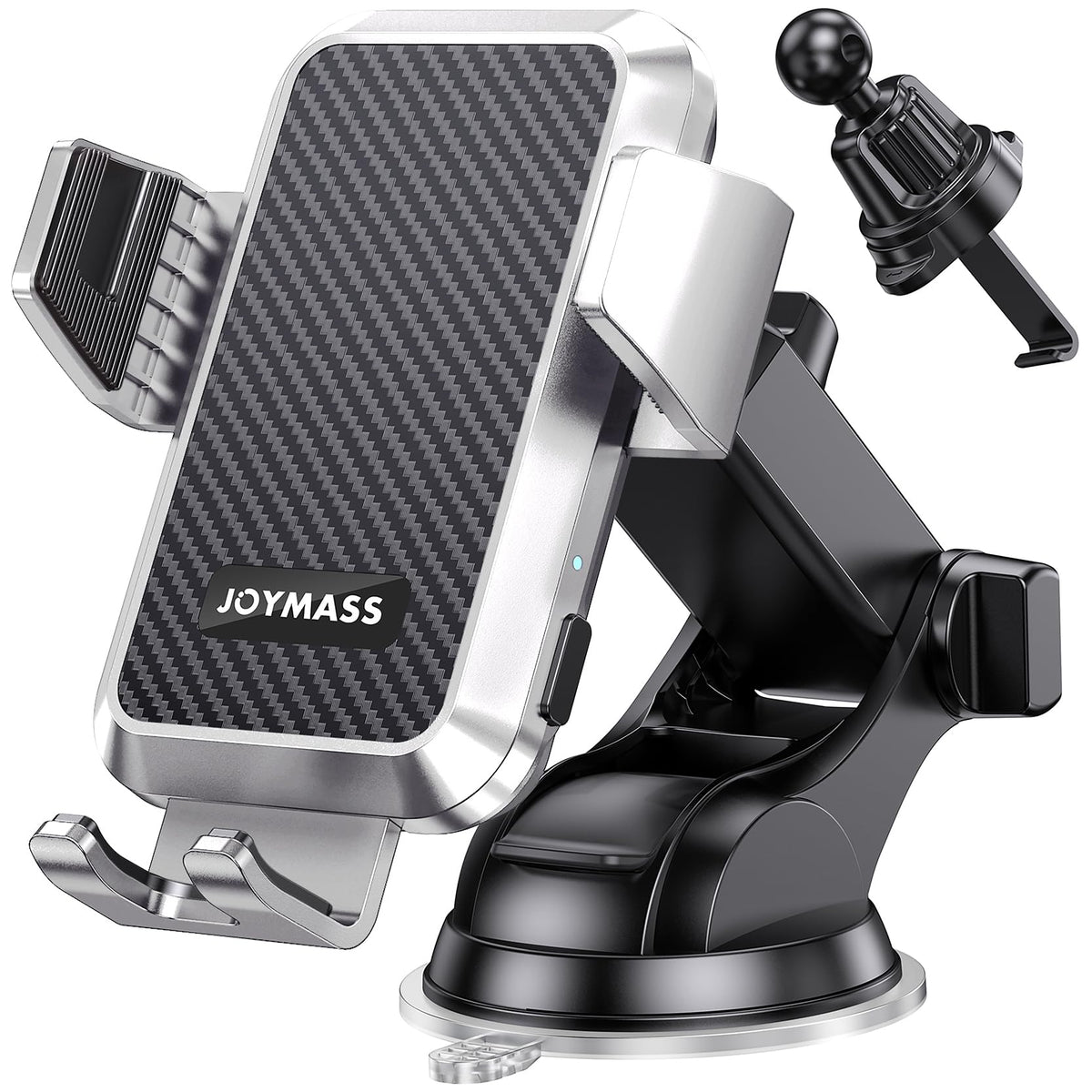 JOYMASS 15W Auto-Clamping Wireless Car Charger Mount
