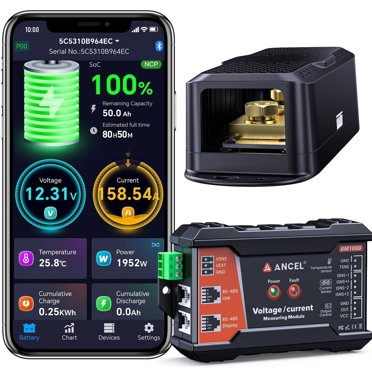 ANCEL BM300 Pro Bluetooth Battery Monitor & Voltmeter