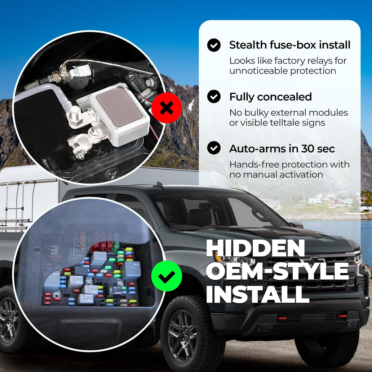 Defender GM Truck & SUV Anti-Theft Remote Kill Switch