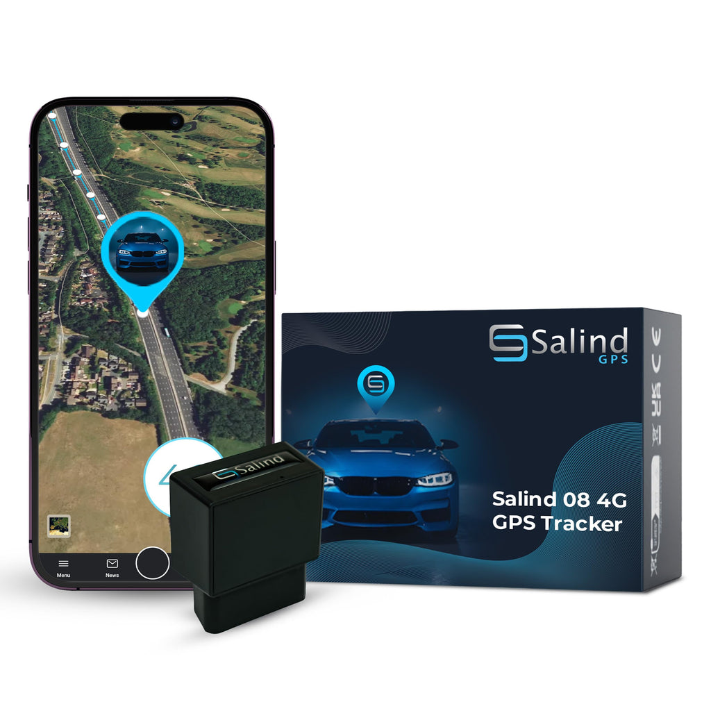 Salind 4G Real-Time GPS Vehicle Tracker with App Alerts
