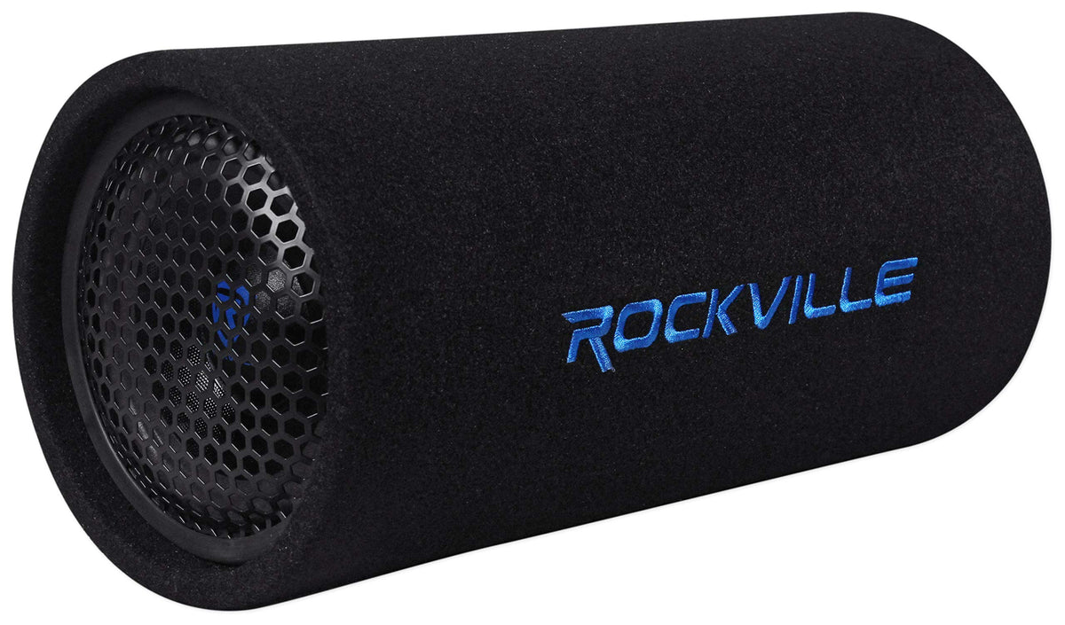 Rockville RTB65A 6.5-Inch 300W Powered Bass Tube Subwoofer