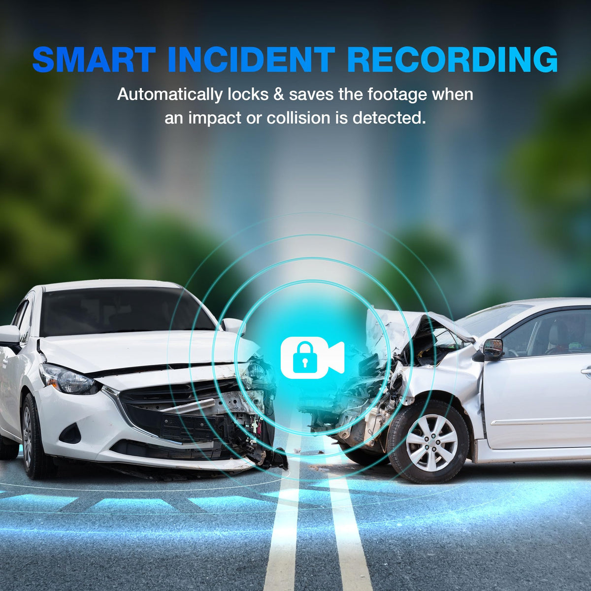 Type S 1440p AI ADAS Dual Dash Cam with Collision Alerts